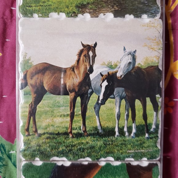 Set of 4 Horse Coasters, New - Picture 4 of 6
